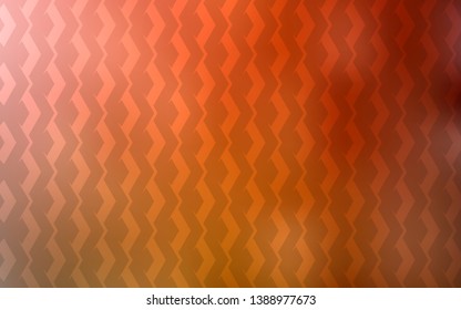 Light Orange vector layout with flat lines. Modern geometrical abstract illustration with Lines. Pattern for ads, posters, banners.
