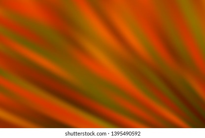 Light Orange vector layout with flat lines. Shining colored illustration with sharp stripes. Best design for your ad, poster, banner.