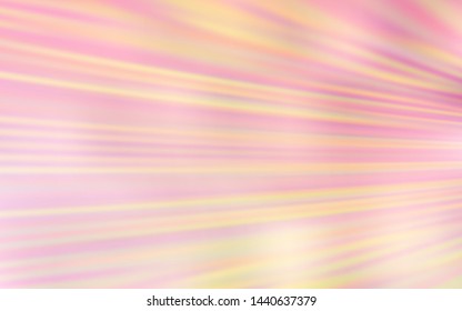 Light Orange vector layout with flat lines. Colorful shining illustration with lines on abstract template. Pattern for ads, posters, banners.