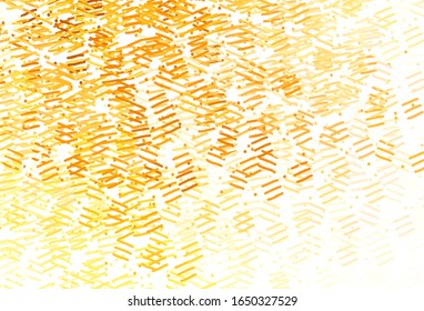 Light Orange vector layout with flat lines. Glitter abstract illustration with colorful sticks. Pattern for ads, posters, banners.