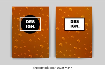 Light Orange vector layout for Leaflets. Web interface on abstract background with colorful gradient. New design for a poster, banner of your website.