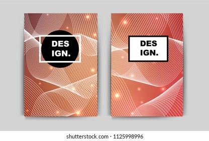 Light Orange vector layout for Leaflets. Glitter abstract design concept with text box. New design for a poster, banner of your website.
