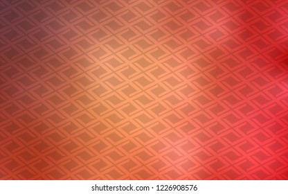 Light Orange vector layout with lines, rectangles. Decorative design in abstract style with rectangles. Modern template for your landing page.