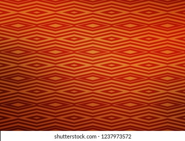 Light Orange vector layout with lines, rectangle. Glitter abstract illustration with colorful lines, rhombuses. Pattern for ads, posters, banners.