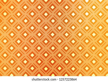 Light Orange vector layout with lines, rectangle. Shining colorful illustration with lines, rectangles. Pattern for websites, landing pages.
