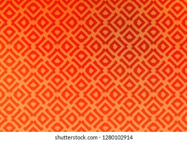 Light Orange vector layout with lines, rectangle. Modern geometric abstract illustration with lines, squares. Best design for your ad, poster, banner.
