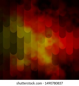 Light Orange vector layout with lines. Gradient illustration with straight lines in abstract style. Template for your UI design.