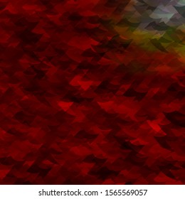 Light Orange vector layout with lines, triangles. Abstract gradient illustration with triangles. Pattern for booklets, leaflets