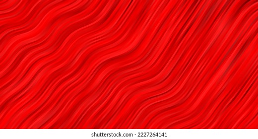 Light Orange vector layout with wry lines. Colorful illustration in abstract style with bent lines. Template for your UI design.