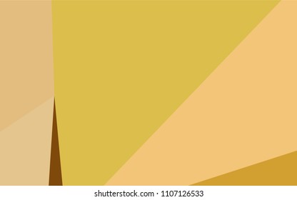 Light Orange vector low poly template. Modern geometrical abstract illustration with gradient. The elegant pattern can be used as part of a brand book.