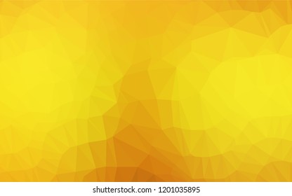 Light Orange vector low poly layout. A vague abstract illustration with gradient. The elegant pattern can be used as part of a brand book.