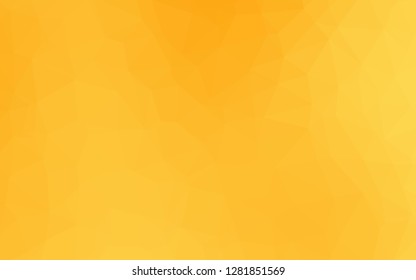 Light Orange vector low poly layout. A vague abstract illustration with gradient. Completely new template for your business design.