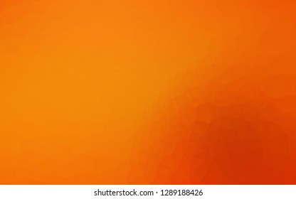 Light Orange vector low poly layout. A completely new color illustration in a vague style. Template for your brand book.