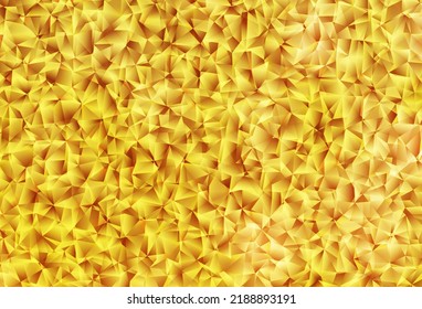 Light Orange vector low poly layout. Creative geometric illustration in Origami style with gradient. Pattern for a brand book's backdrop.