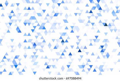Light Orange vector low poly template. Shining illustration, which consist of triangles. A completely new template for your business design.