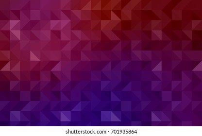 Light Orange vector low poly template. Shining colored illustration in a brand-new style. The textured pattern can be used for background.