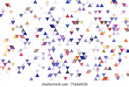 Light Orange vector low poly background. An elegant bright illustration with gradient. The best triangular design for your business.