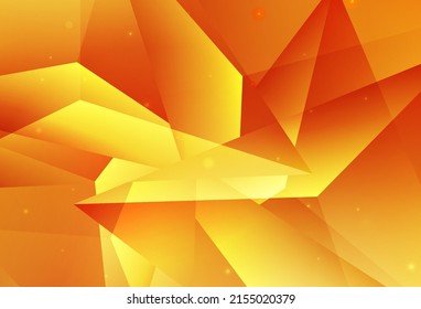 Vector naranja claro Ilustración abstracta moderna con gotas de agua coloridas. Ilustración abstracta brillante con gotas borrosas de lluvia. Fondo de escritorio para un teléfono móvil.