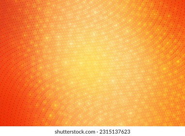 Light Orange vector Modern abstract illustration with colorful water drops. Blurred bubbles on abstract background with colorful gradient. Wallpaper for a cell phone.