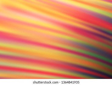 Light Orange vector modern bokeh pattern. Colorful abstract illustration with gradient. The background for your creative designs.