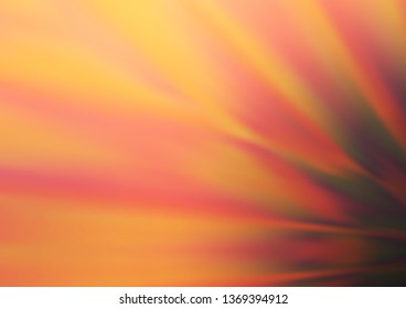 Light Orange vector modern bokeh pattern. Colorful illustration in abstract style with gradient. A completely new template for your design.