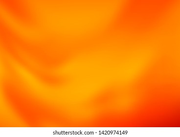Light Orange vector modern bokeh pattern. Colorful illustration in abstract style with gradient. The template can be used for your brand book.