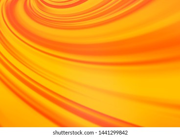 Light Orange vector modern bokeh pattern. Colorful illustration in abstract style with gradient. The template can be used for your brand book.