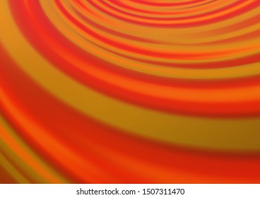 Light Orange vector modern bokeh pattern. Creative illustration in halftone style with gradient. The template for backgrounds of cell phones.