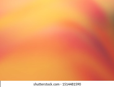 Light Orange vector modern bokeh pattern. Colorful abstract illustration with gradient. Brand new style for your business design.