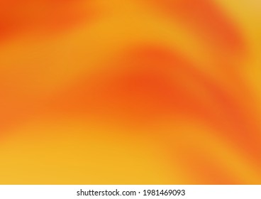 Patrón de bokeh moderno vectorial de naranja claro. Una elegante ilustración brillante con gradiente. El fondo para tus diseños creativos.