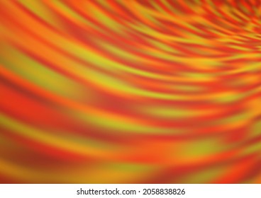 Light Orange vector modern bokeh pattern. Colorful illustration in blurry style with gradient. The best blurred design for your business.