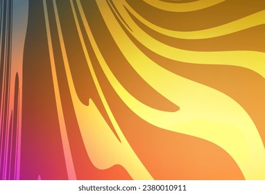 Diseño moderno y elegante del vector naranja claro. Ilustración abstracta moderna con gradiente. Diseño completamente nuevo para su negocio.
