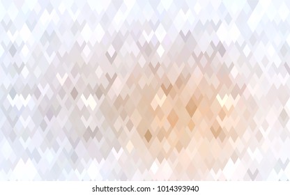 Light Orange vector modern geometrical background. Abstract template. Geometric pattern in square style with gradient.