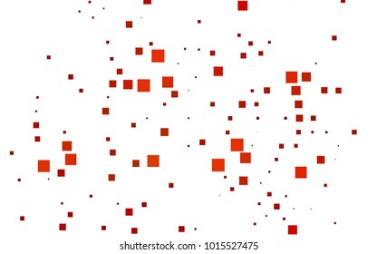 Light Orange vector modern geometrical background. Abstract template. Geometric pattern in square style with gradient.