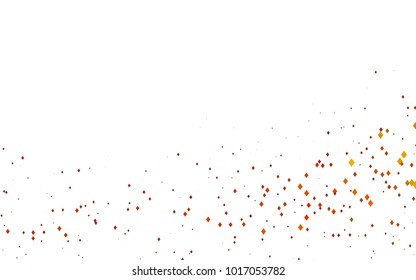 Light Orange vector modern geometrical background. Abstract template. Geometric pattern in square style with gradient.