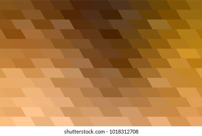 Light Orange vector modern geometrical background. Abstract template. Geometric pattern in square style with gradient.