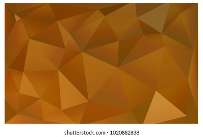 Light Orange vector modern geometrical abstract background. Texture, new background. Geometric background in Origami style with gradient. 