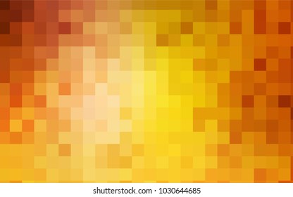 Light Orange vector modern geometrical background. Abstract template. Geometric pattern in square style with gradient.