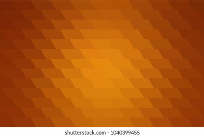 Light Orange vector modern geometrical background. Abstract template. Geometric pattern in square style with gradient.