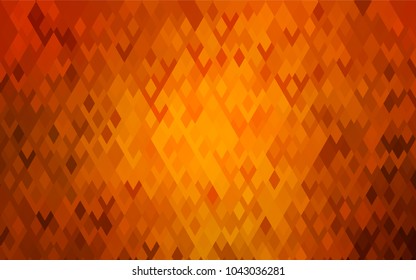 Light Orange vector modern geometrical background. Abstract template. Geometric pattern in square style with gradient.
