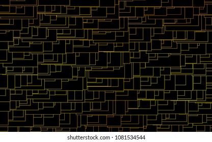 Light Orange vector modern geometrical background. Abstract template. Geometric pattern in square style with gradient.