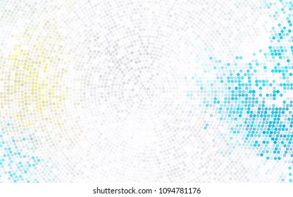 Light Orange vector modern geometrical background. Abstract template. Geometric pattern in square style with gradient.
