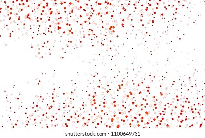 Light Orange vector modern geometrical background. Abstract template. Geometric pattern in square style with gradient.