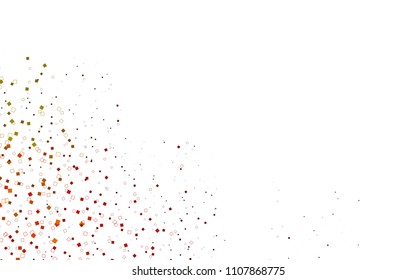 Light Orange vector modern geometrical background. Abstract template. Geometric pattern in square style with gradient.