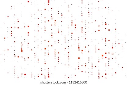 Light Orange vector modern geometrical background. Abstract template. Geometric pattern in square style with gradient.