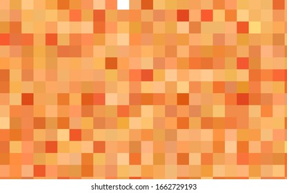 Fondo geométrico moderno vectorial de color naranja claro. Plantilla abstracta. Patrón geométrico en estilo cuadrado con degradado.