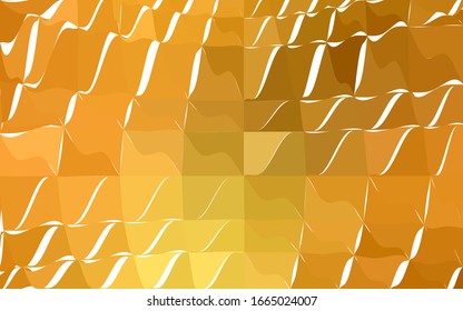 Light Orange vector modern geometrical abstract background. Texture, new background. Geometric background in Origami style with gradient.