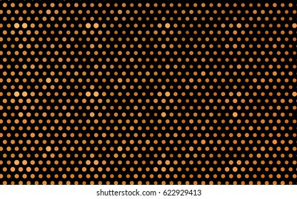 Light Orange vector modern geometrical circle abstract background. Dotted texture template. Geometric pattern in halftone style with gradient. 
