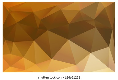 Light Orange vector modern geometrical abstract background. Texture, new background. Geometric background in Origami style with gradient. 