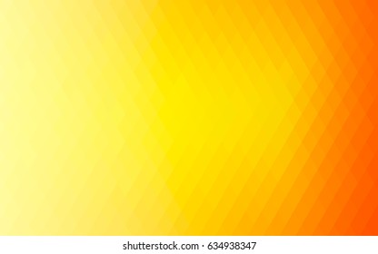 Light Orange vector modern geometrical background. Abstract template. Geometric pattern in square style with gradient.